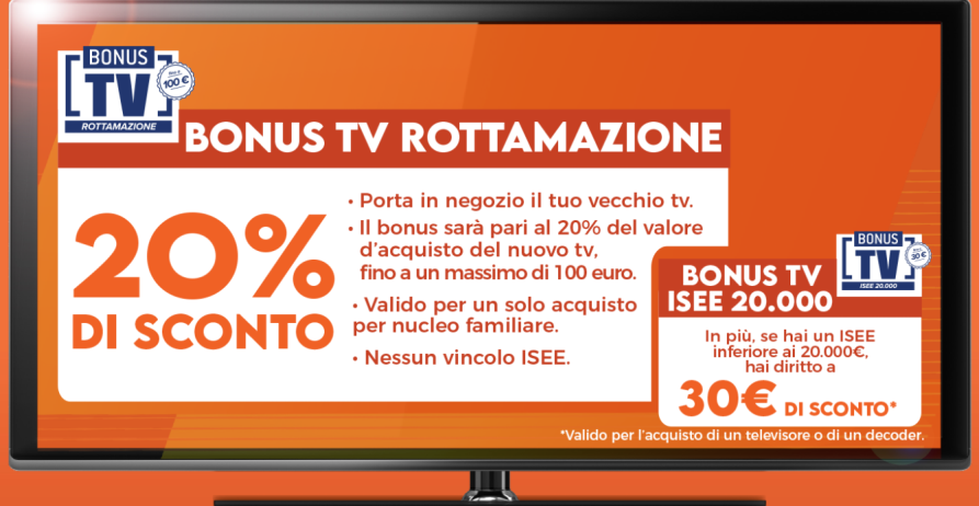 Bonus Rottamazione TV 2021