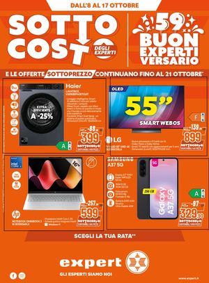 Sottocosto degli esperti dall' 8 al 17 Ottobre
